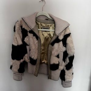 Faux fur jacket